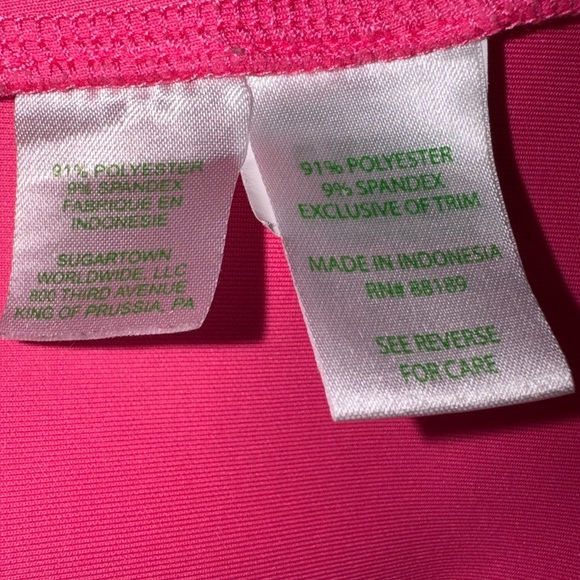 Lilly Pulitzer MIKAYLA scallop hem pink Shift Dress size Large. NWOT. - Picture 12 of 13